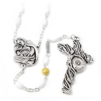 NATIONAL LIFE ROSARY - WHITE