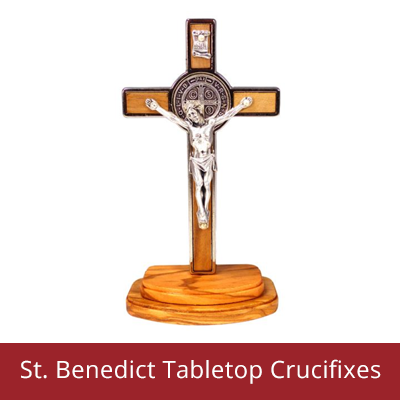 Illness - Saint Benedict Tabletop Crucifixes