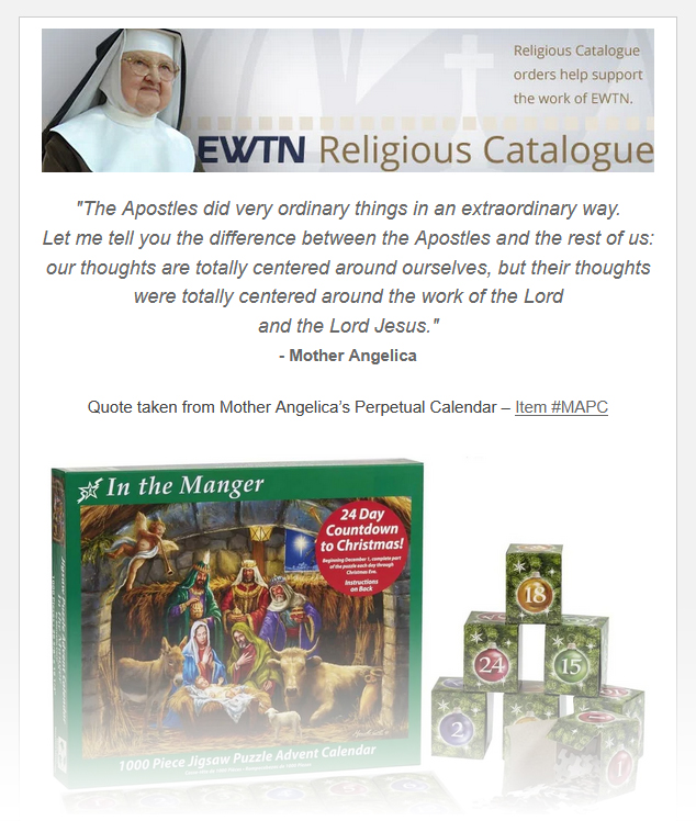 Advent items for the whole family to enjoy!