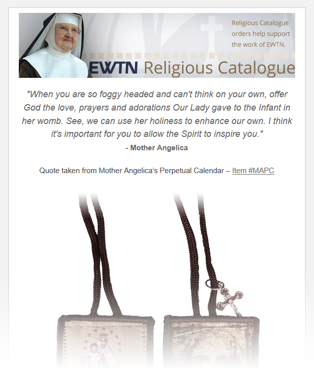 Clothe yourself with the scapular!