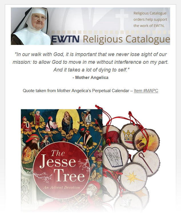 Order your Jesse Tree items today!