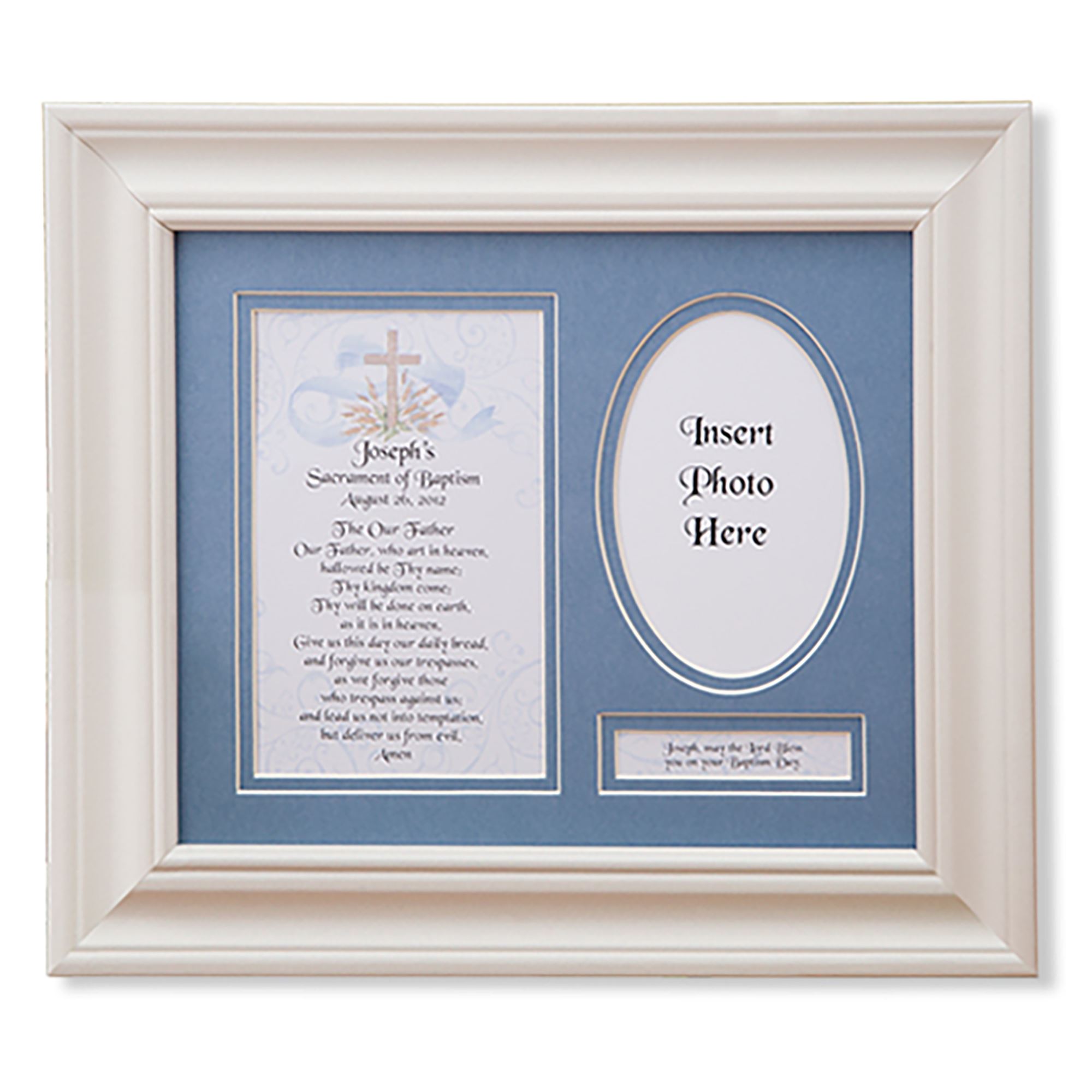 BOY'S PERSONALIZED BAPTISM PLAQUE EWTN Religious Catalogue