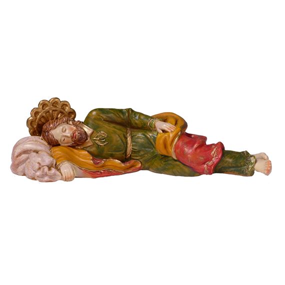 SLEEPING ST. JOSEPH FONTANINI STATUE - 6 1/2