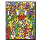 COLORFUL NATIVITY - COLOR BY NUMBER ADVENT CALENDAR