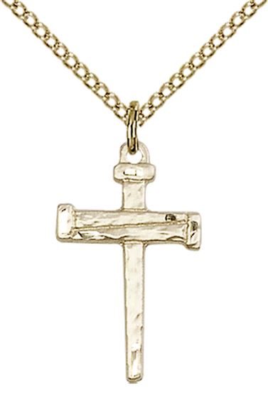 3 nail cross necklace