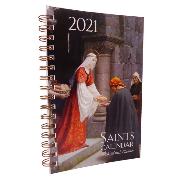 16 Month Saints Calendar Daily Planner 2021 Ewtn Religious Catalogue ewtnc calendar 2021