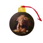 BEHOLD THE LAMB OF GOD WOOD ORNAMENT