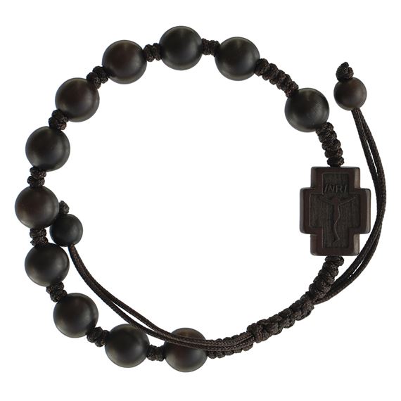 Jujube Wood Adjule Rosary Bracelet Ewtn Religious Catalogue Jujube Wood Adjule Rosary Bracelet