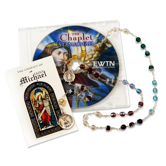 Chaplet of St. Michael Beads and CD Kit | EWTNRC.com