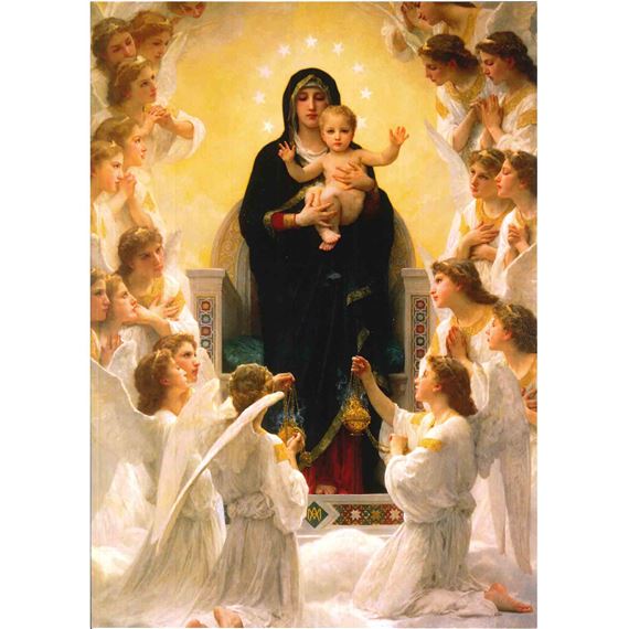 QUEEN OF THE ANGELS CHRISTMAS CARDS (BOX OF 25) | EWTN