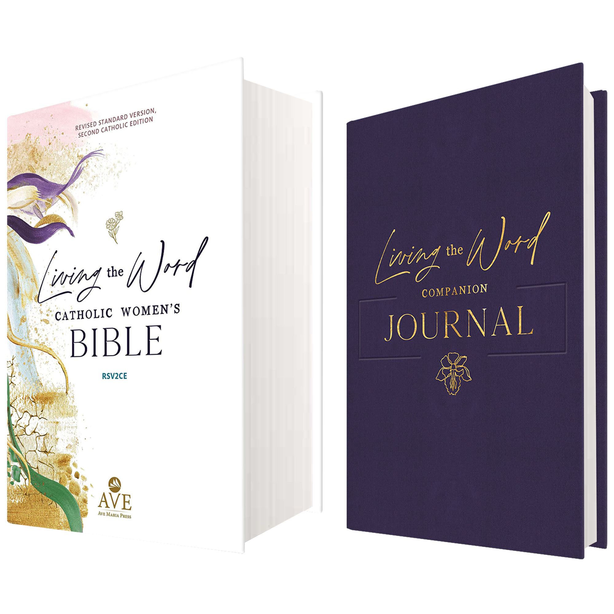 LIVING THE WORD CATHOLIC WOMEN'S BIBLE AND JOURNAL SET EWTN Religious