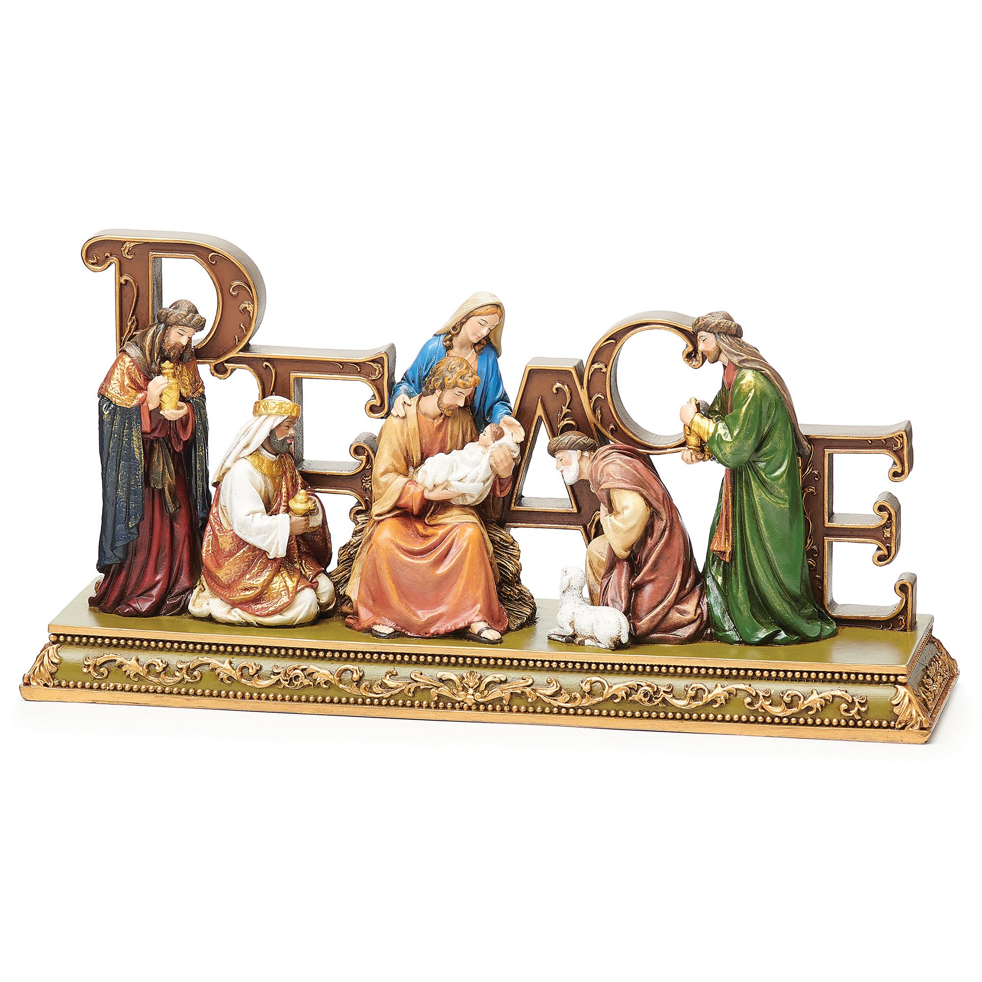 PEACE NATIVITY TABLETOP PIECE EWTN Religious Catalogue