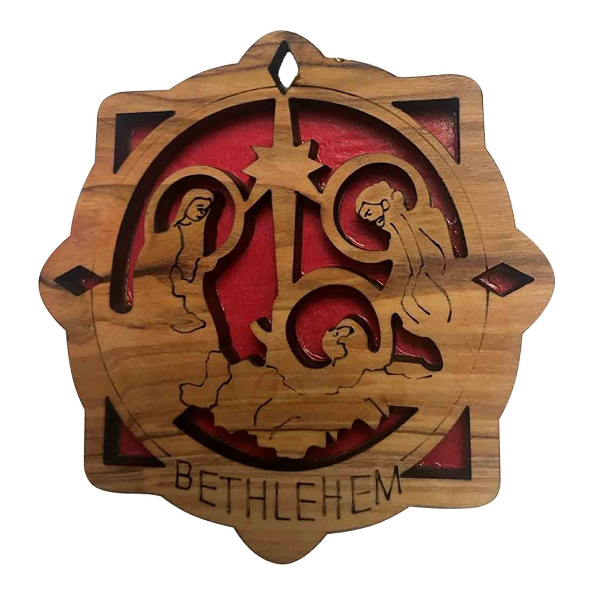 LIMITED EDITION EWTN 2023 OLIVE WOOD CHRISTMAS ORNAMENT EWTN