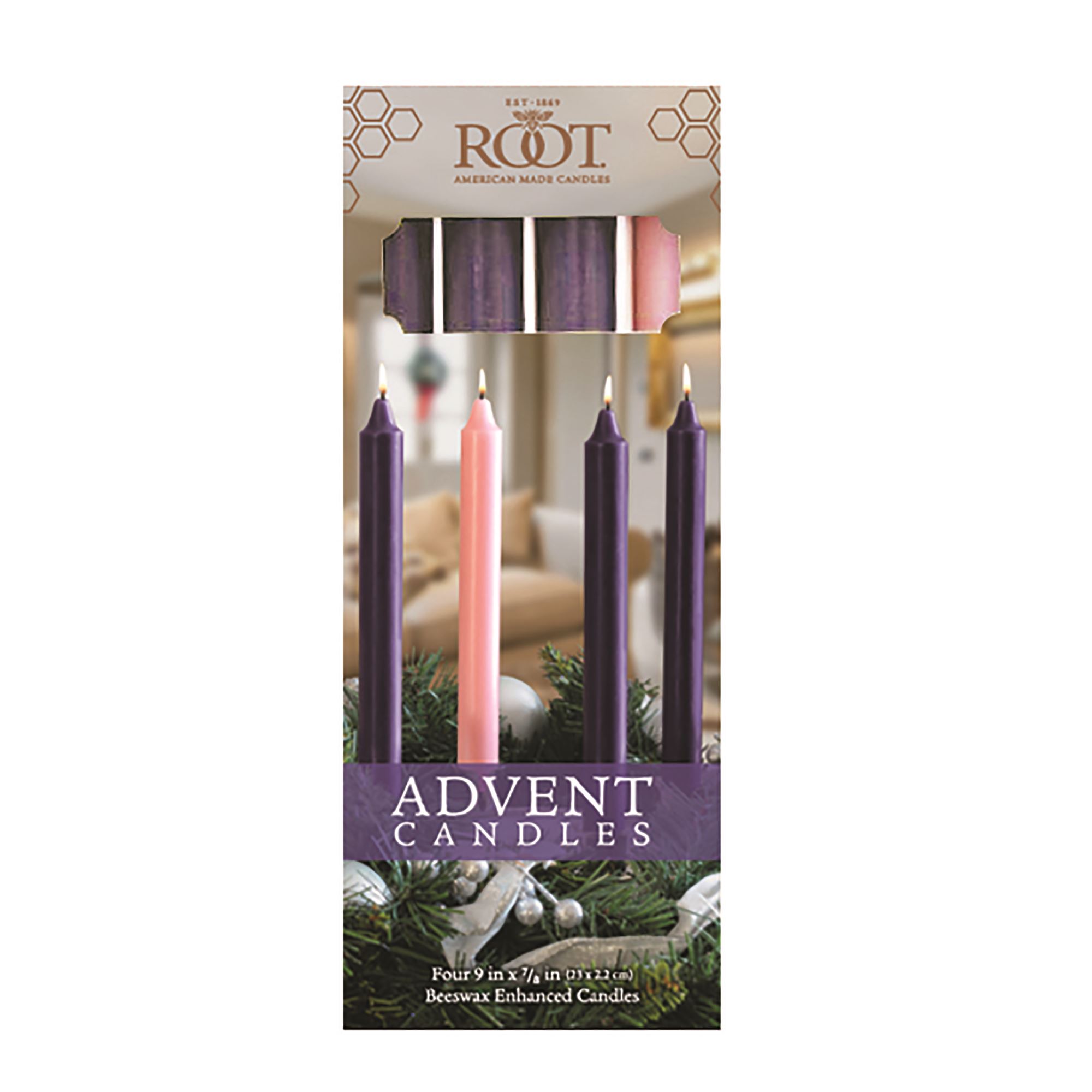 PREMIUM SLOW BURNING ADVENT CANDLES EWTN Religious Catalogue