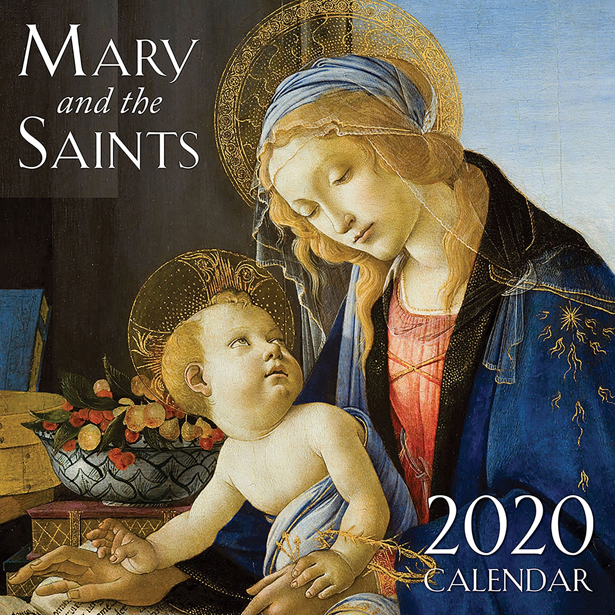 MARY AND THE SAINTS 2020 WALL CALENDAR EWTN Religious Catalogue