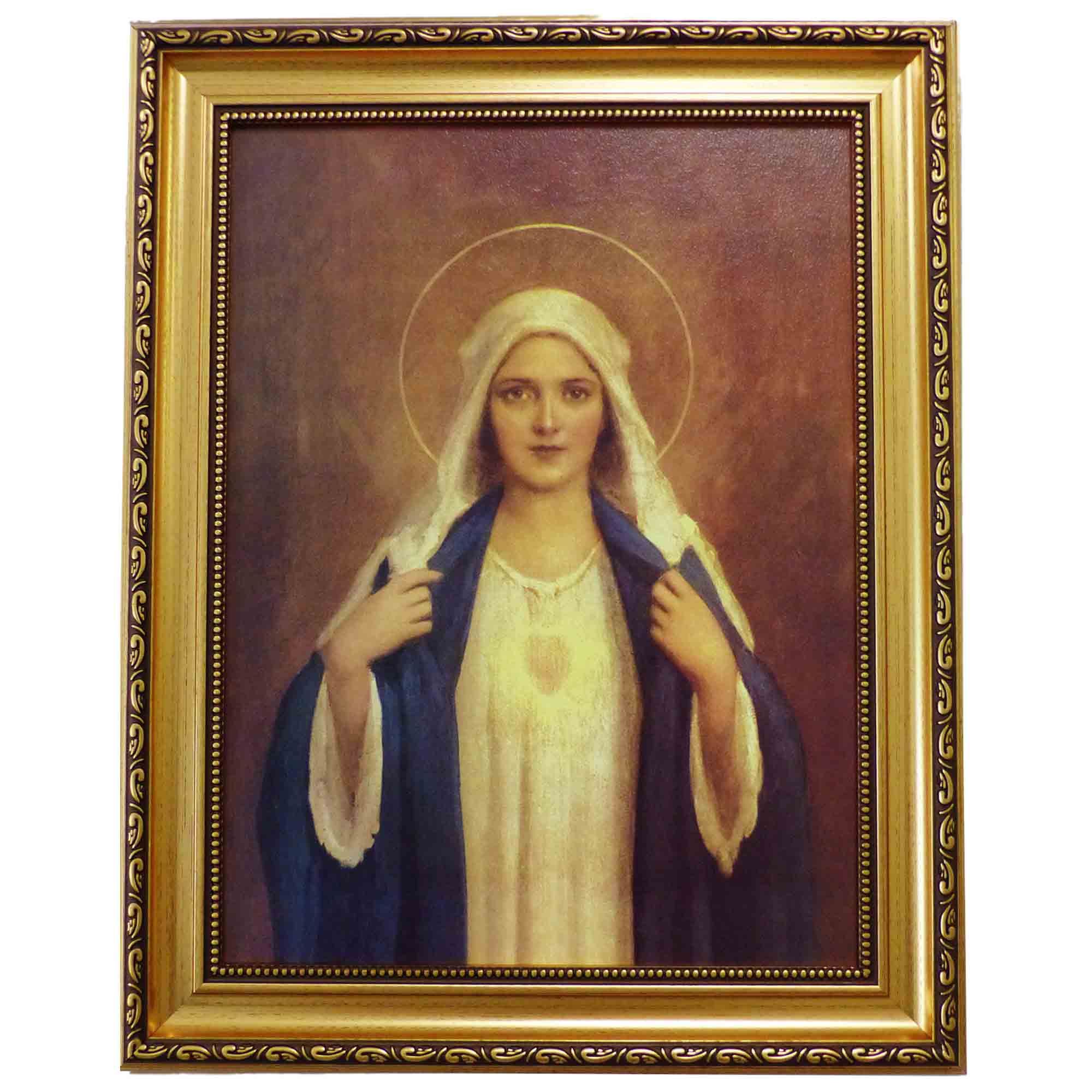 IMMACULATE HEART OF MARY BY CHAMBERS 15 1/2" X 19" EWTN Religious