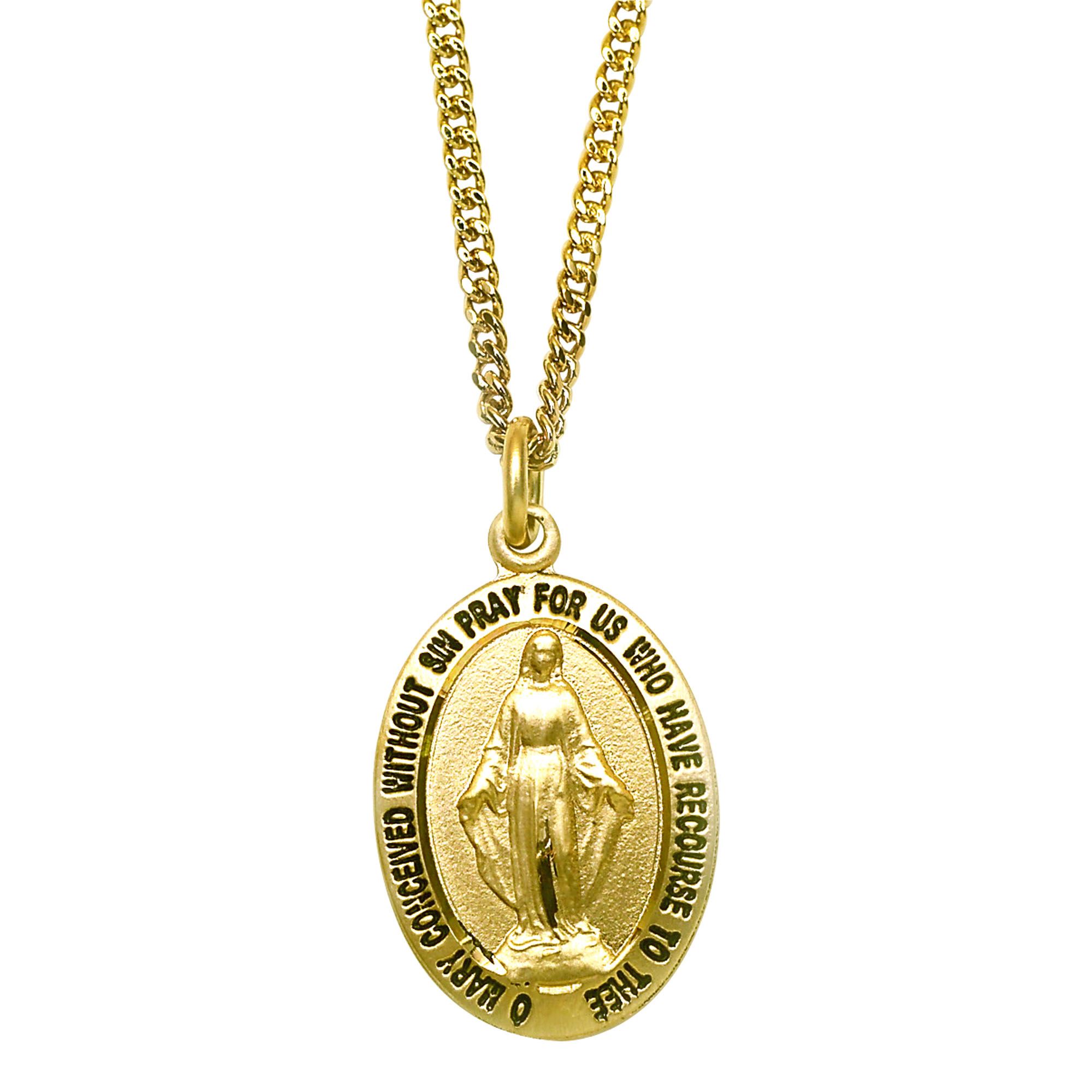 GOLD FILLED MIRACULOUS MEDAL EWTN Religious Catalogue