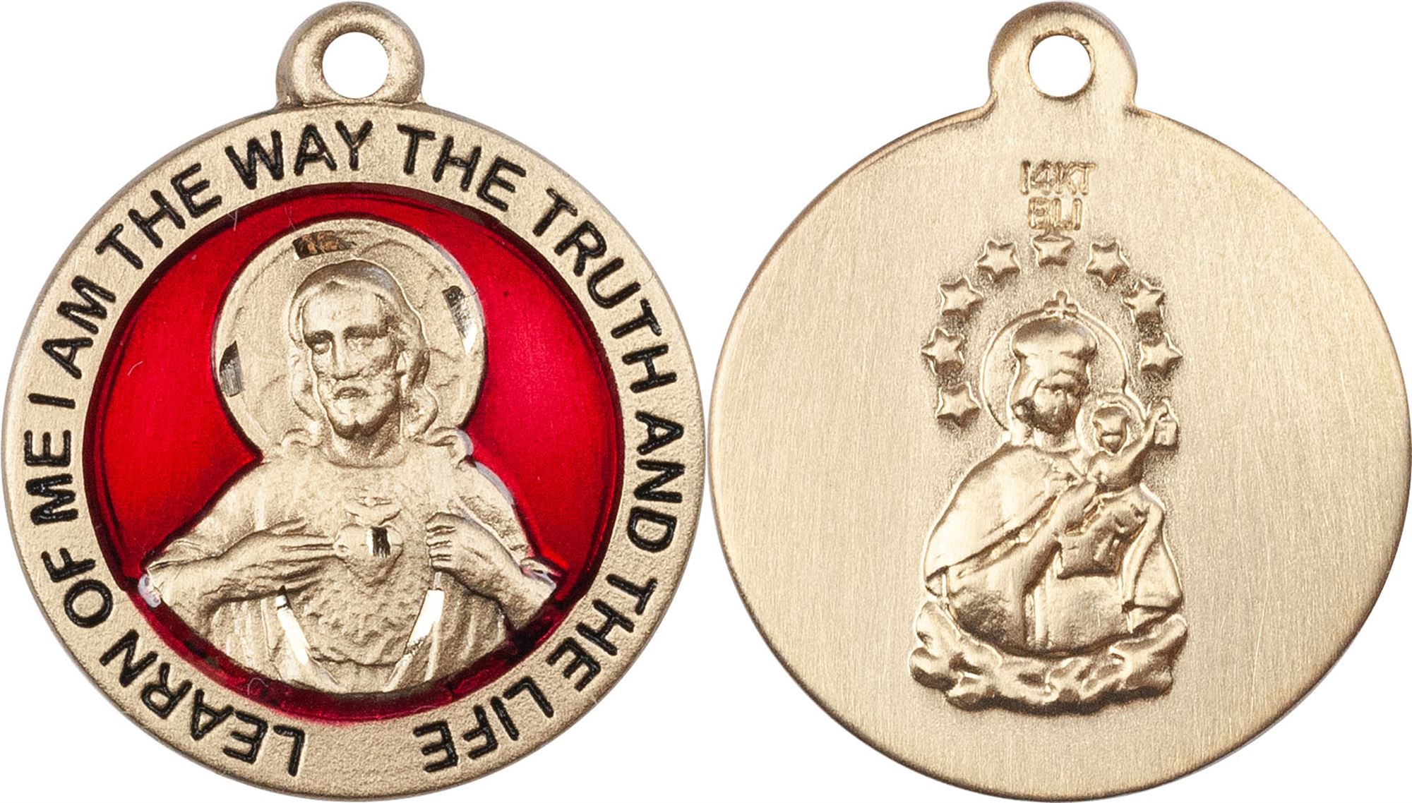 14KT GOLD SCAPULAR MEDAL EWTN Religious Catalogue