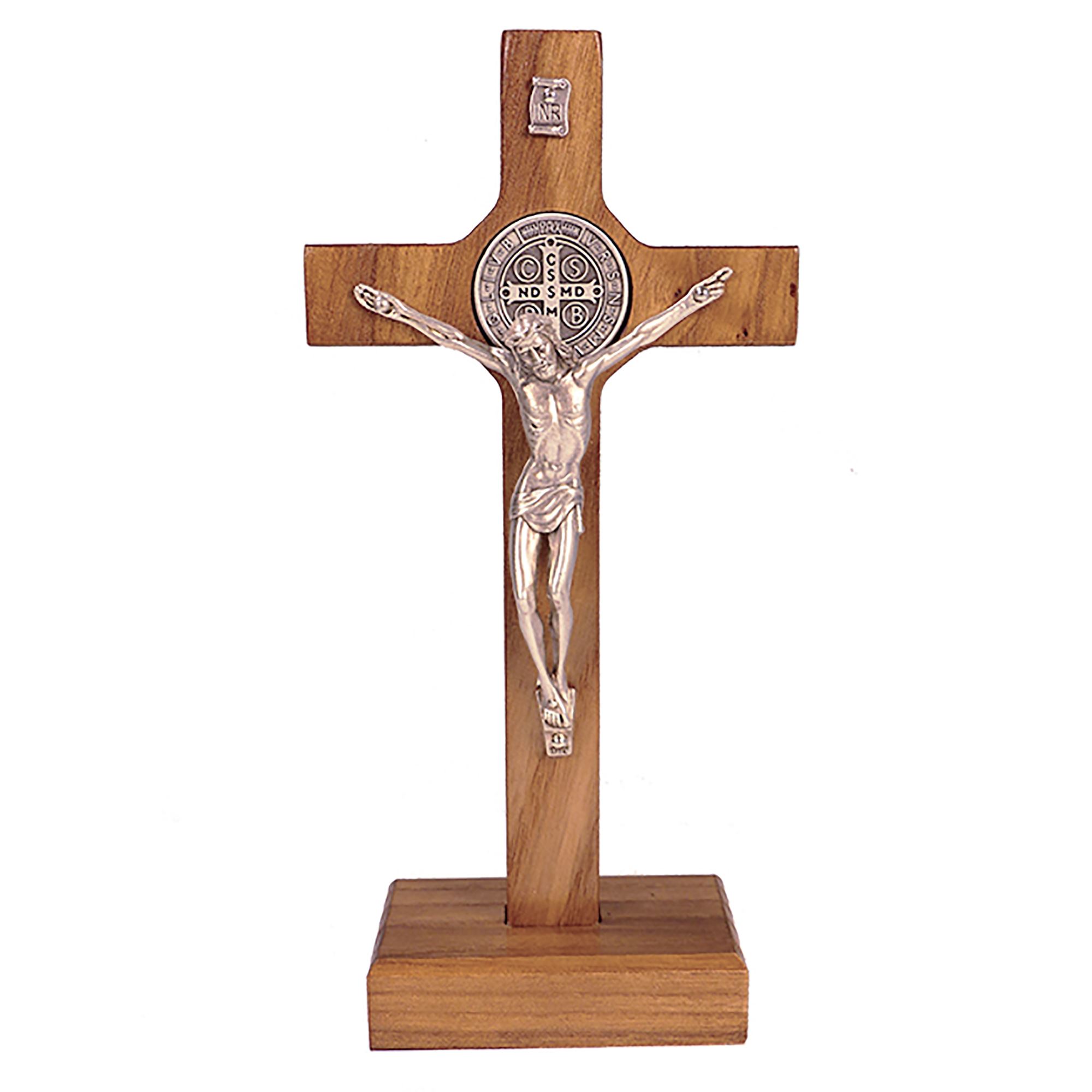 St. Benedict Crucifix on Stand 8 Inch