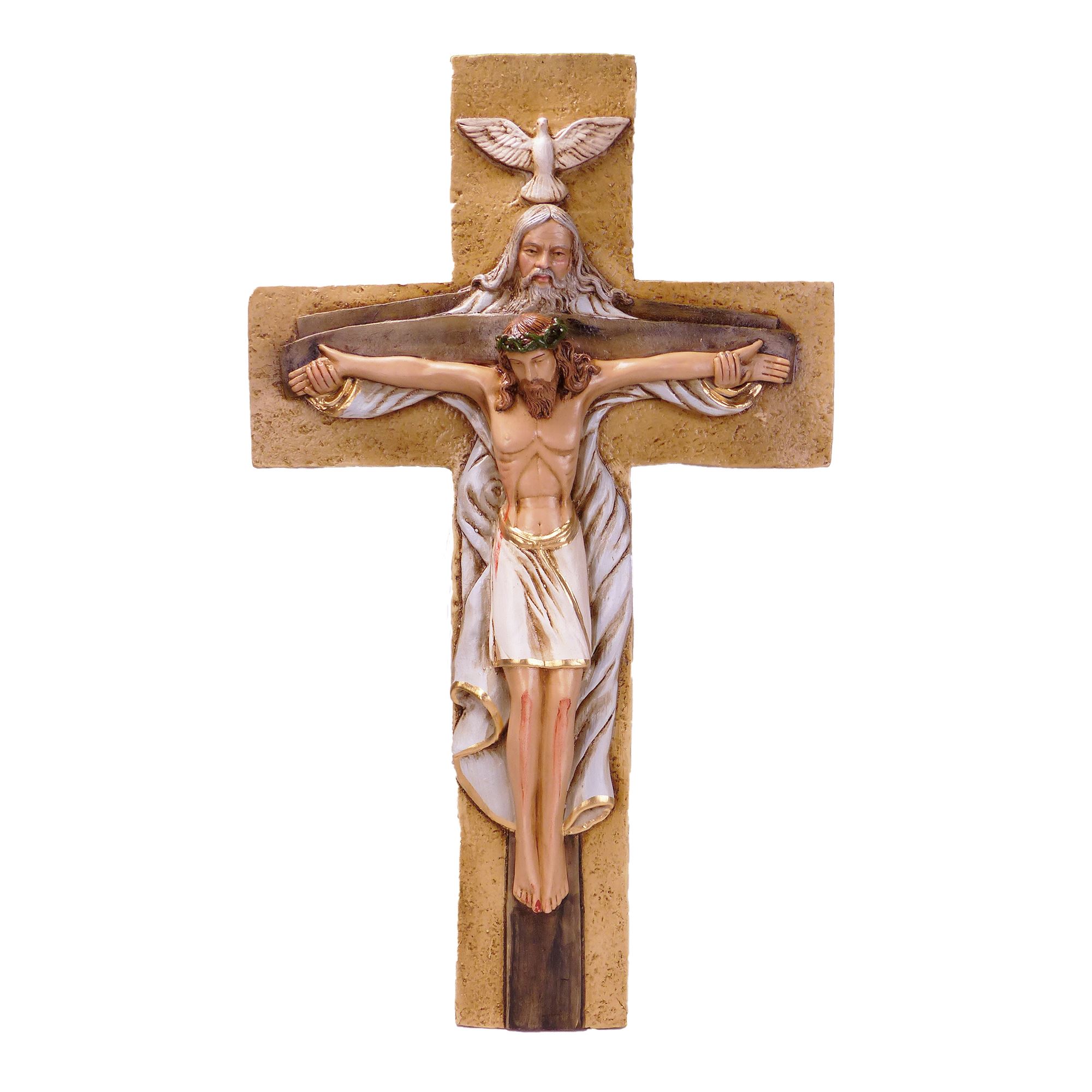 HOLY TRINITY CRUCIFIX 15" EWTN Religious Catalogue