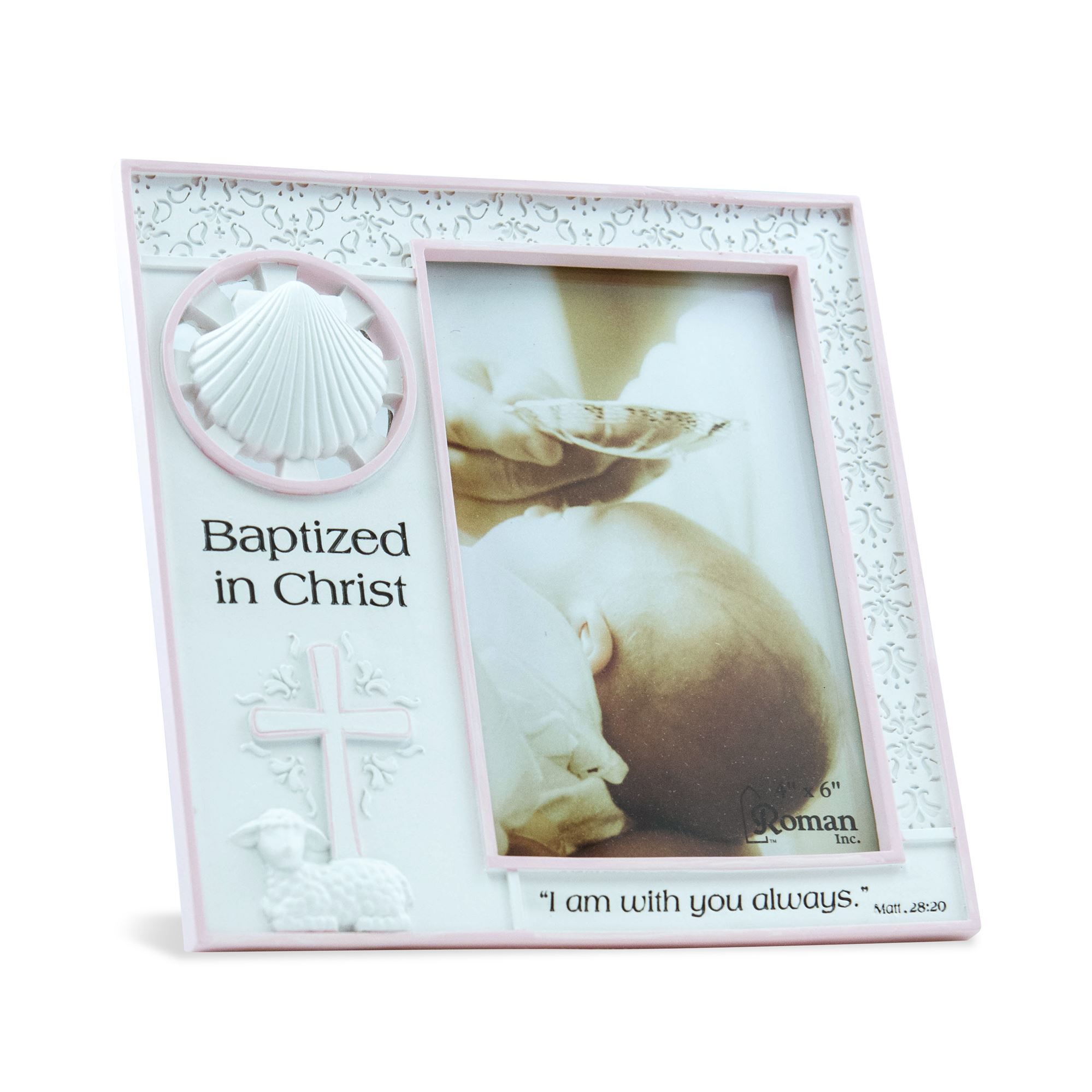 Baptized in Christ Picture Frame Girl