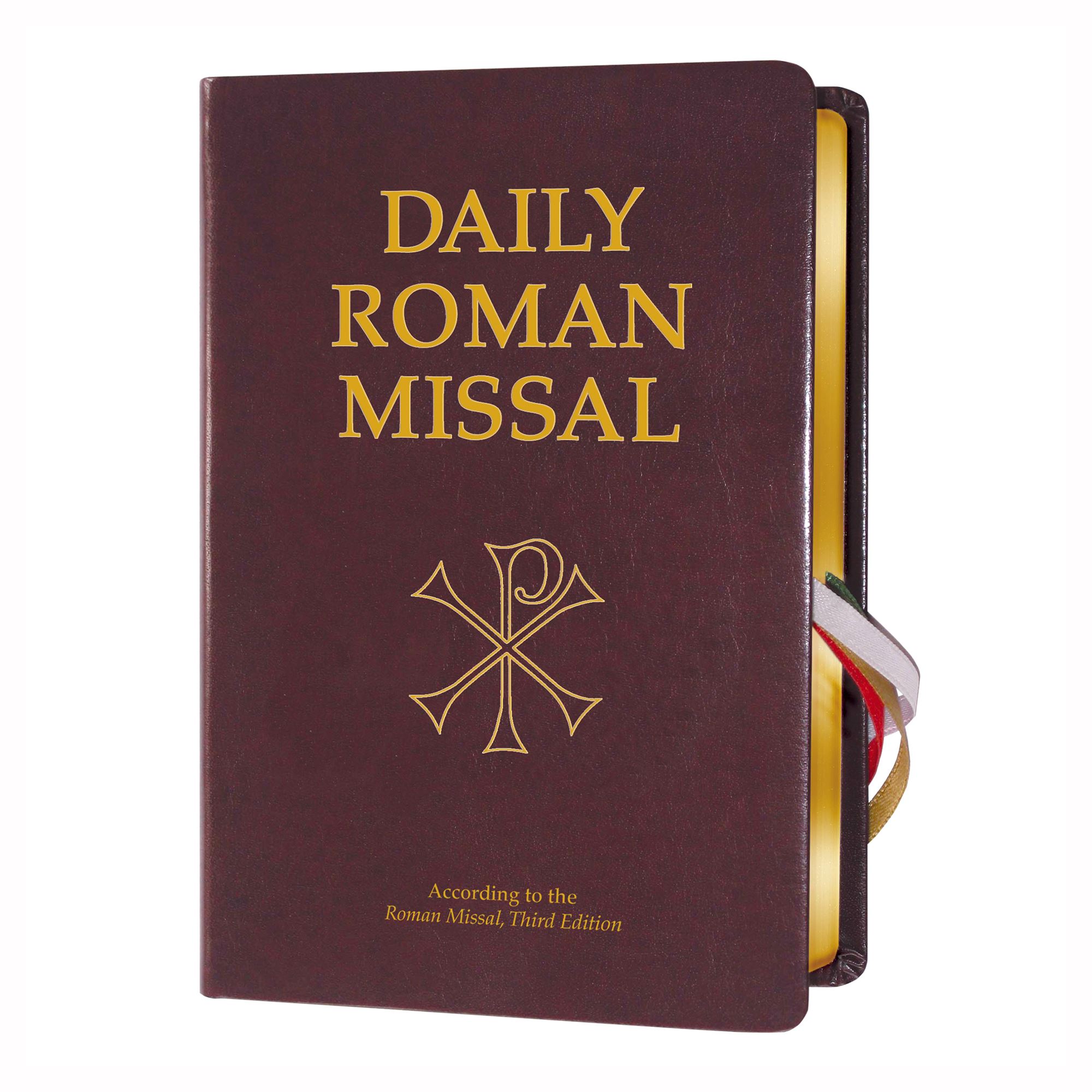 THE DAILY ROMAN MISSAL BURGUNDY BONDED EWTN Religious Catalogue