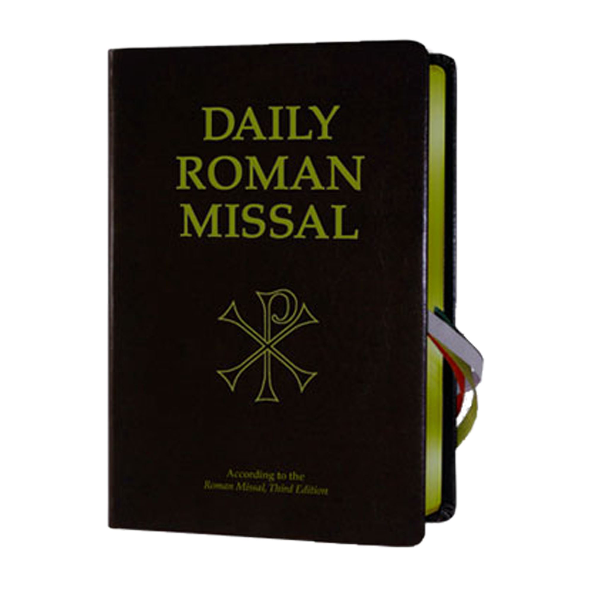 THE NEW DAILY ROMAN MISSAL BLACK GENUINE LEATHER EWTN Religious