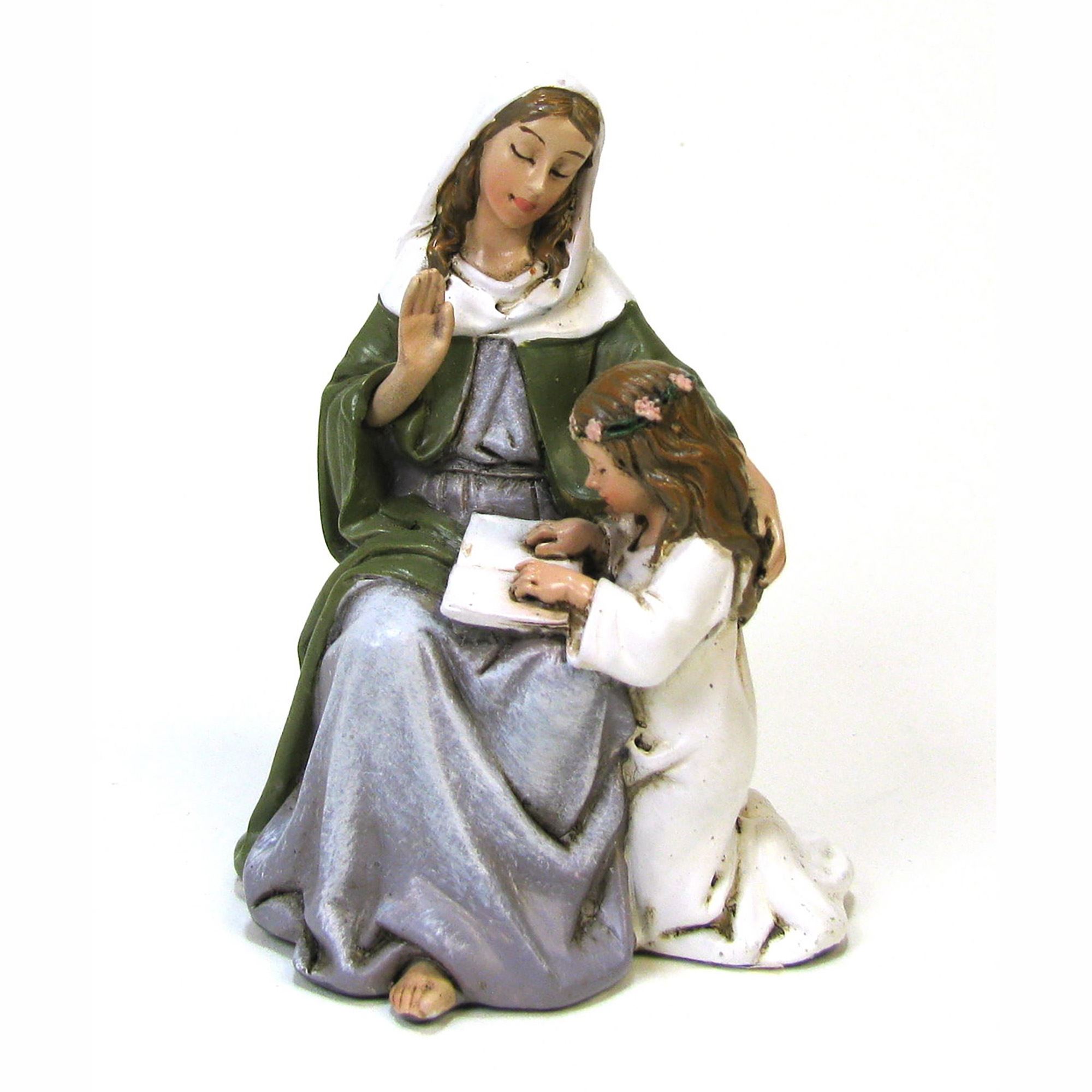 ST. ANNE AND MARY 3" STATUE EWTN Religious Catalogue