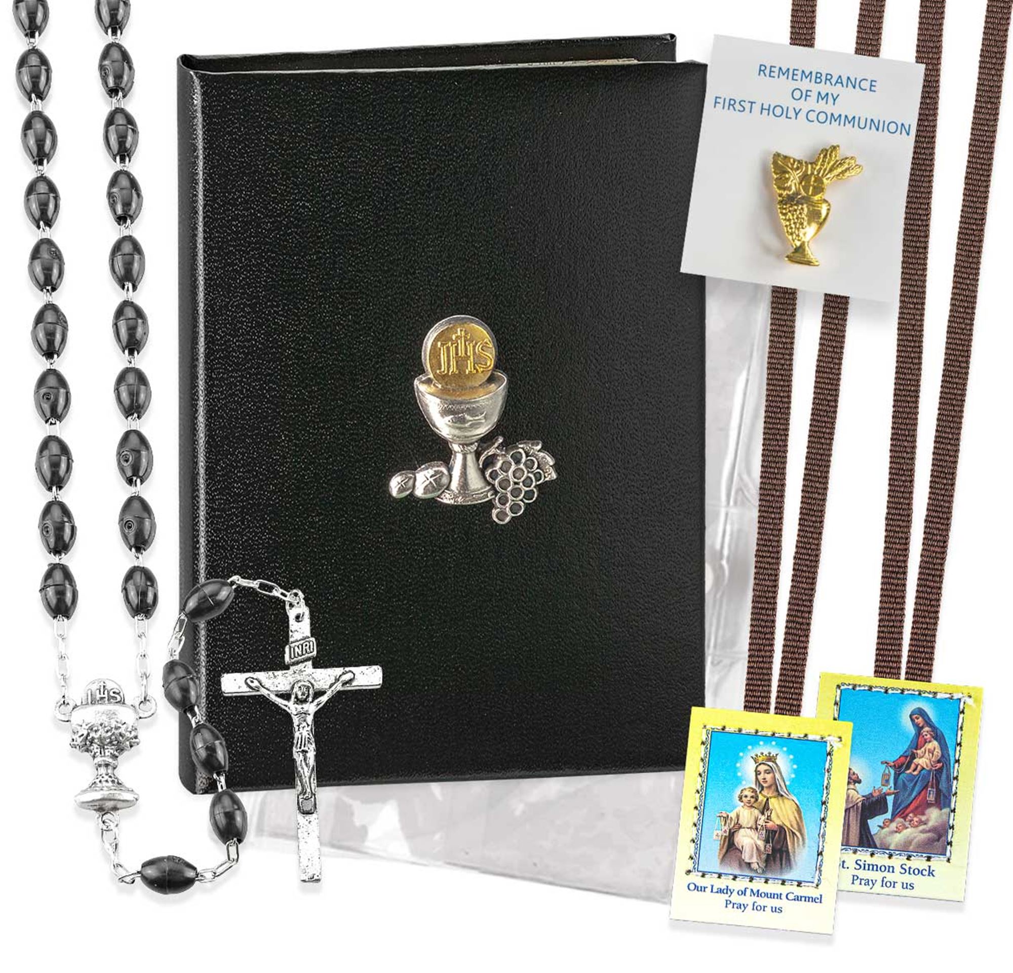 TRINITY MISSAL 5PIECE FIRST COMMUNION SET (BLACK) EWTN Religious