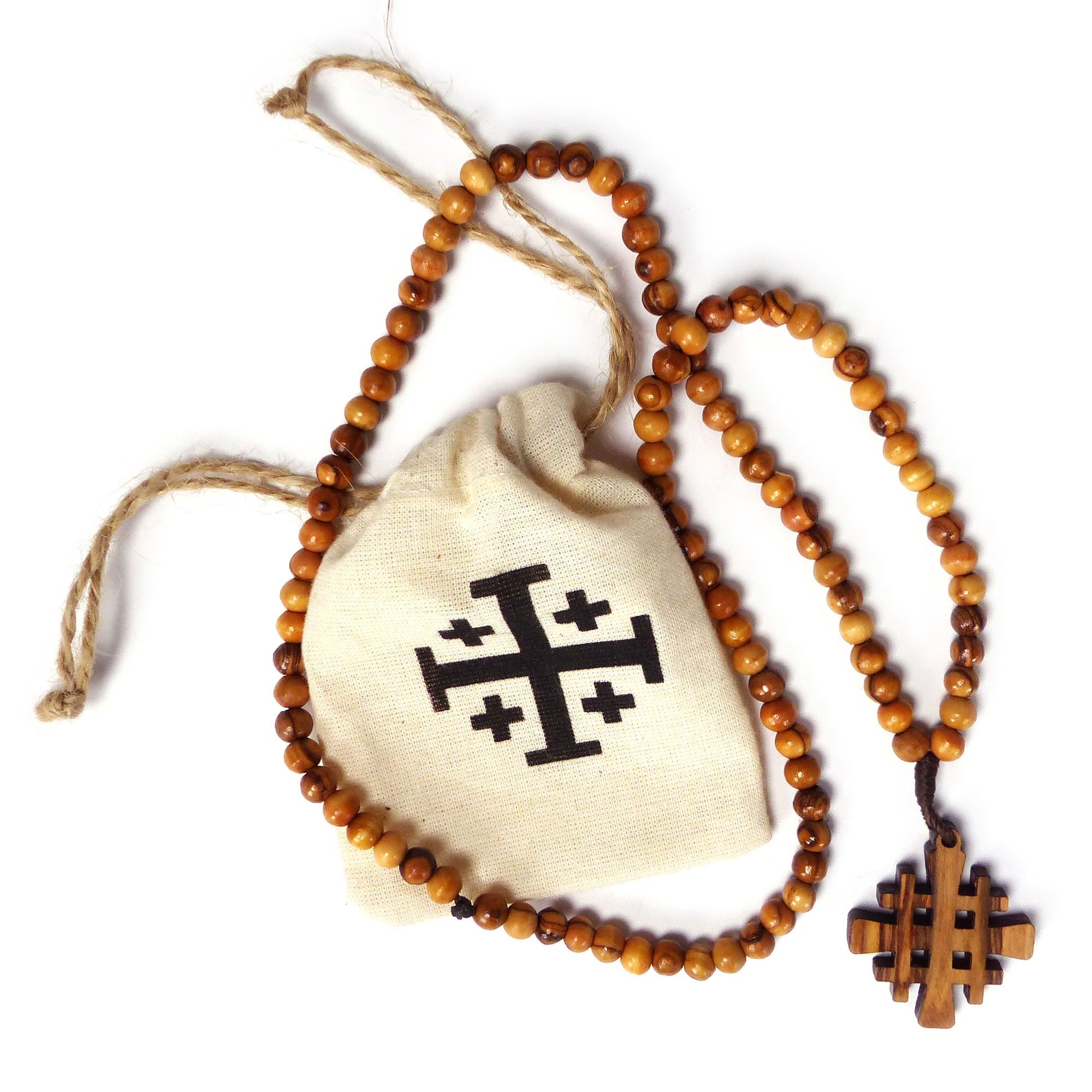 JESUS PRAYER BEADS - OLIVE WOOD | EWTN Religious Catalogue