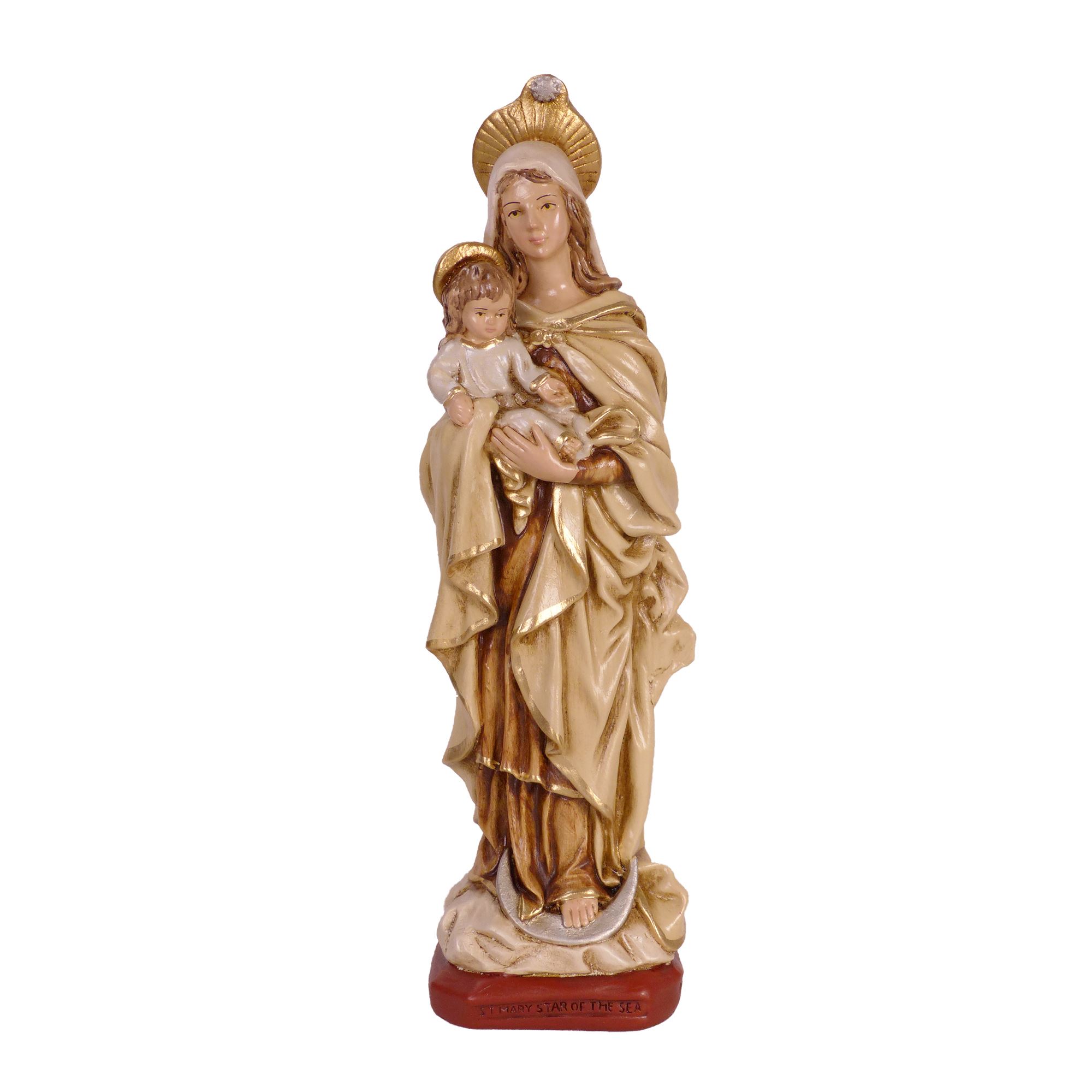 MARY, STAR OF THE SEA STATUE 10 1/4" EWTN Religious Catalogue