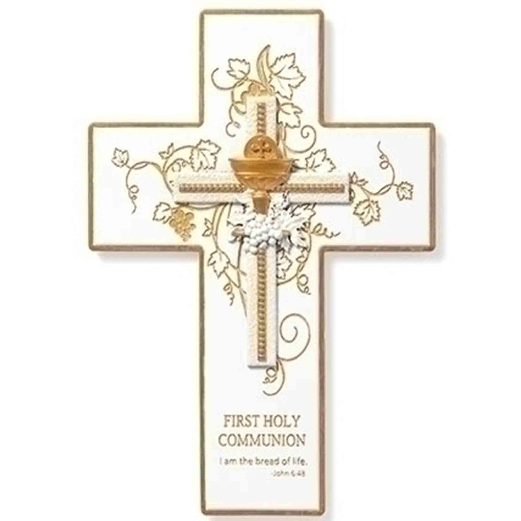 FIRST HOLY COMMUNION WALL CROSS EWTN Religious Catalogue