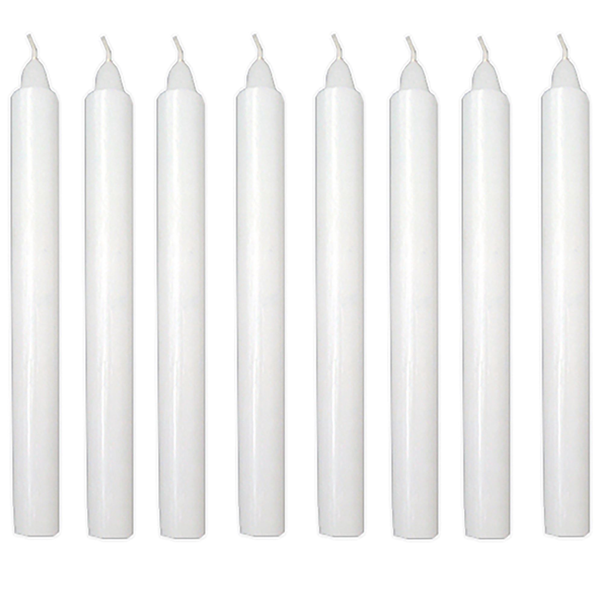 PACKAGE OF EIGHT WHITE TAPER CANDLES EWTN Religious Catalogue