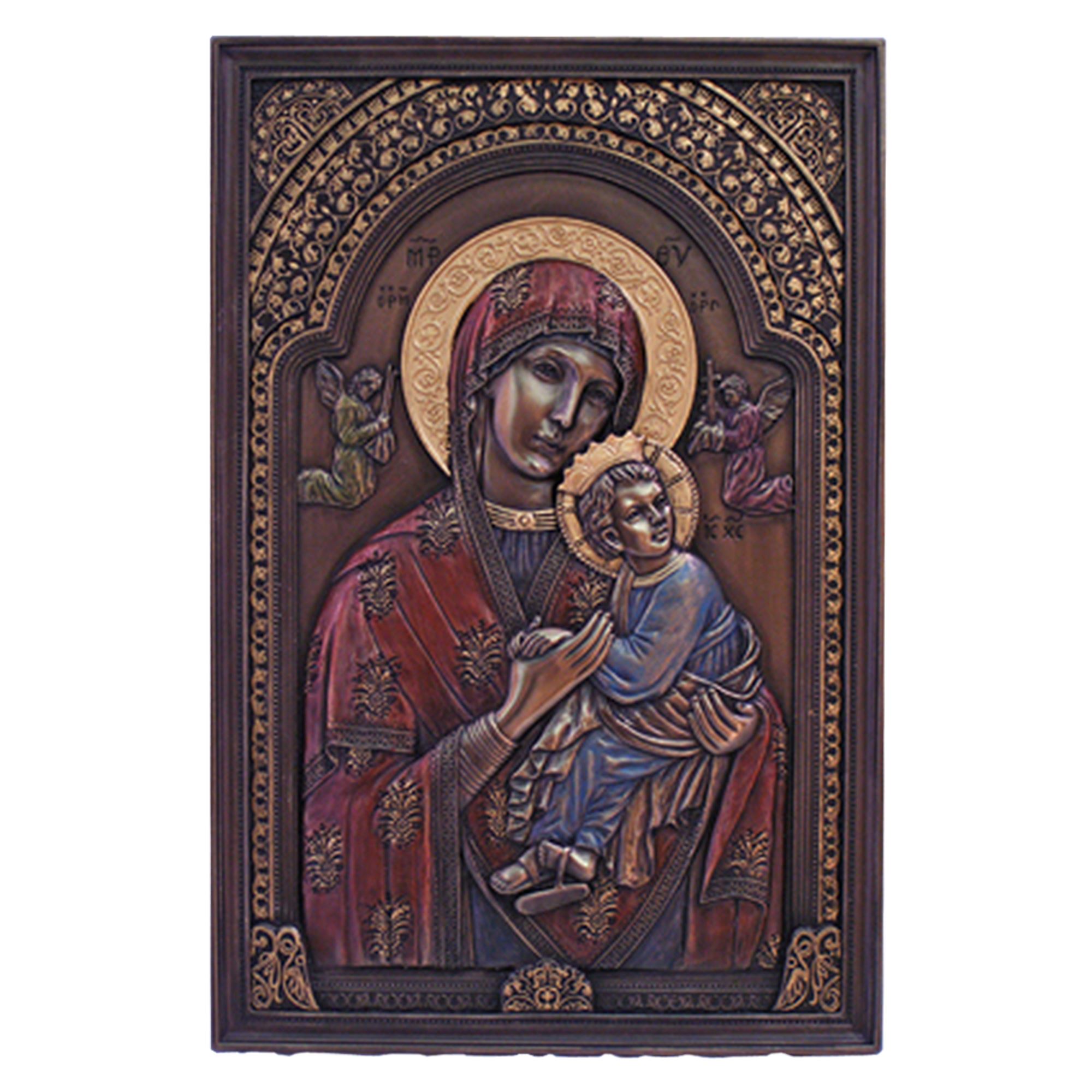 OUR LADY OF PERPETUAL HELP BRONZE PLAQUE | EWTN Religious Catalogue