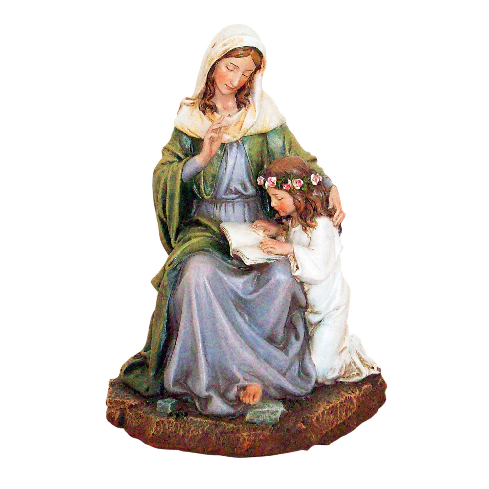 ST. ANN AND MARY STATUE 7" EWTN Religious Catalogue