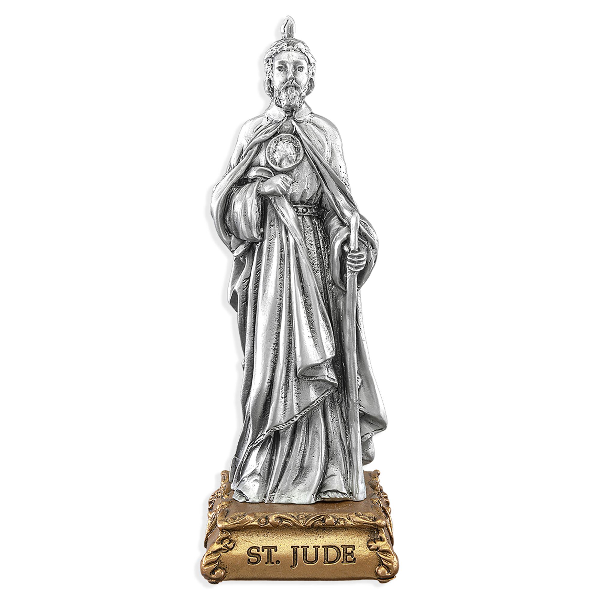 ST. JUDE FINE PEWTER STATUE EWTN Religious Catalogue