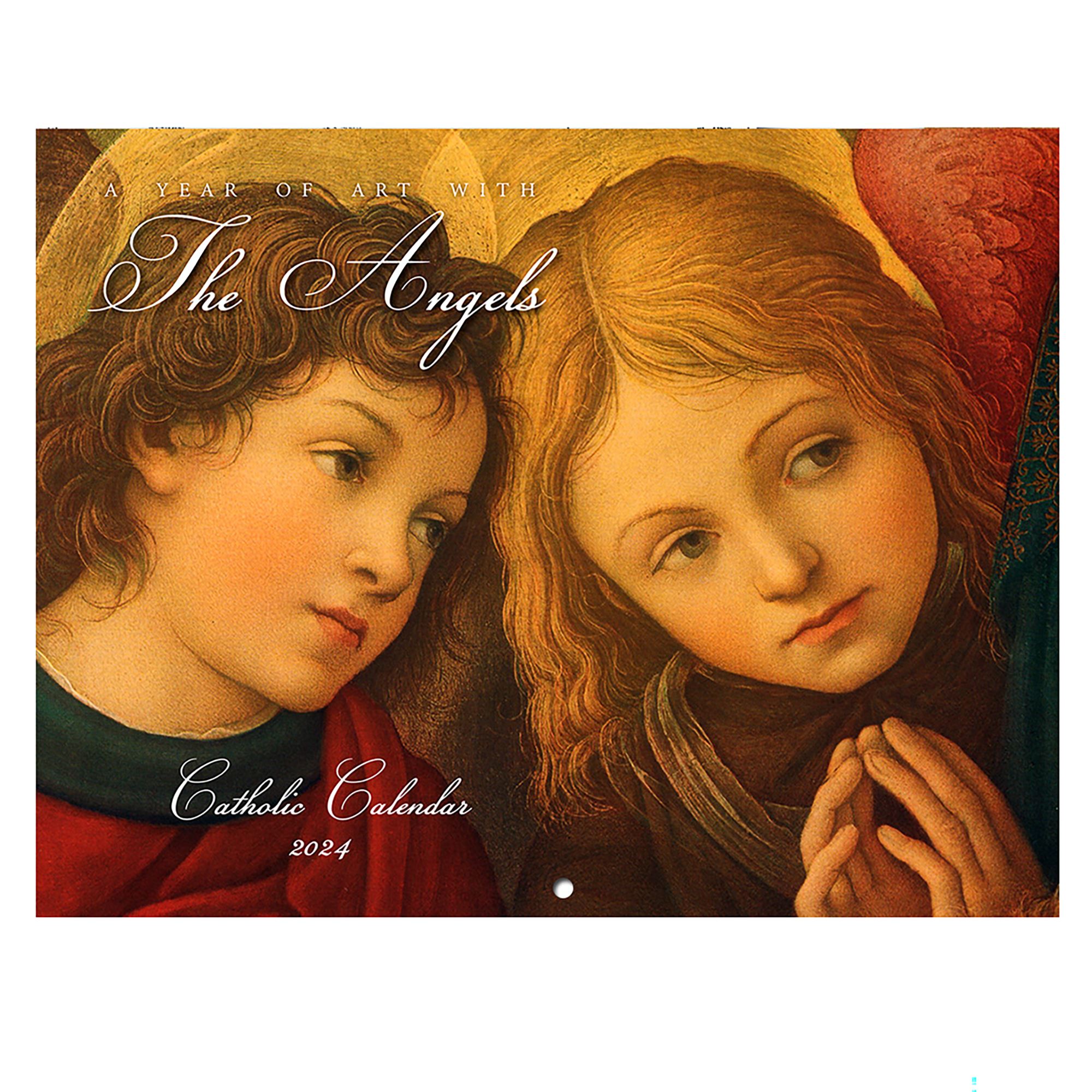 A YEAR OF ART WITH THE ANGELS CATHOLIC CALENDAR 2024 EWTN Religious