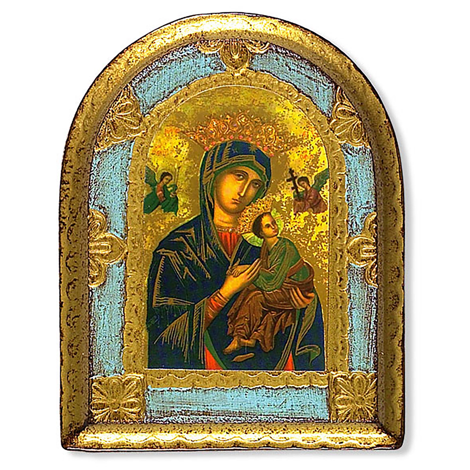 OUR LADY OF PERPETUAL HELP FLORENTINE PLAQUE | EWTN Religious Catalogue