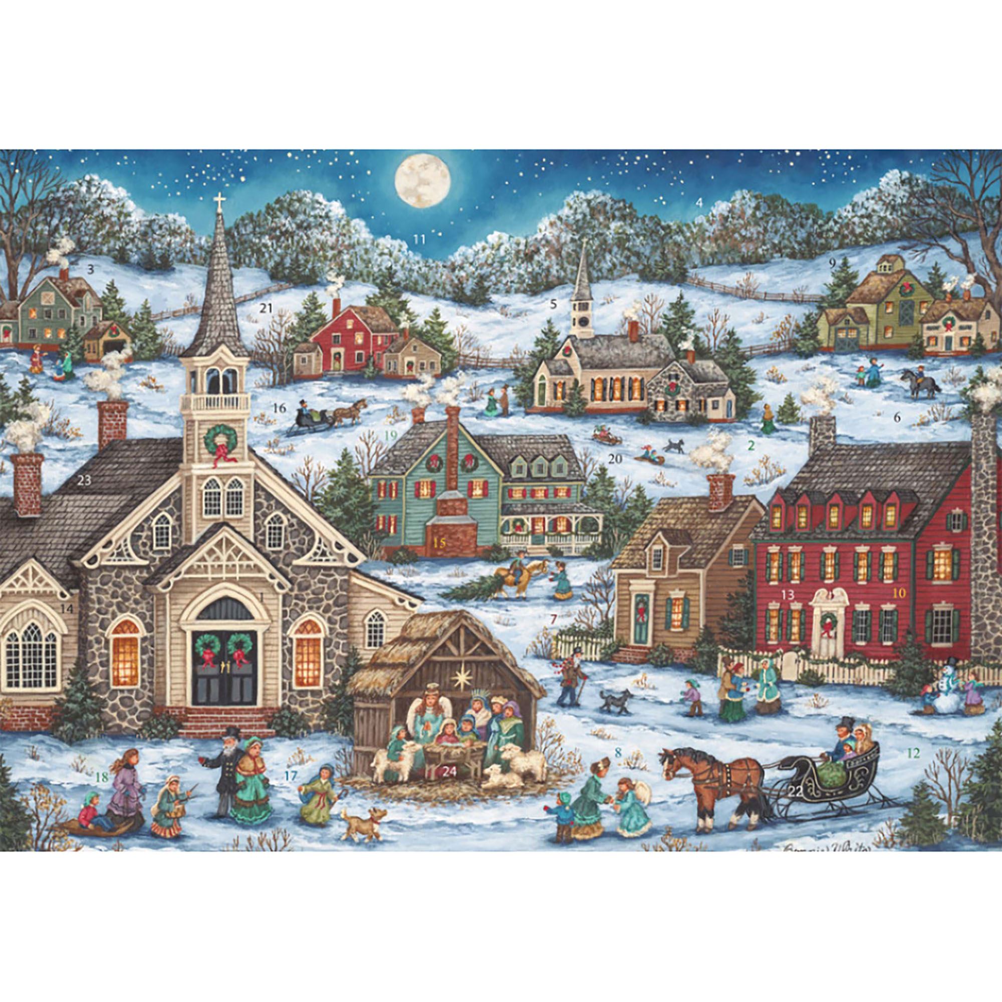 MOONLIT CHRISTMAS ADVENT CALENDAR EWTN Religious Catalogue