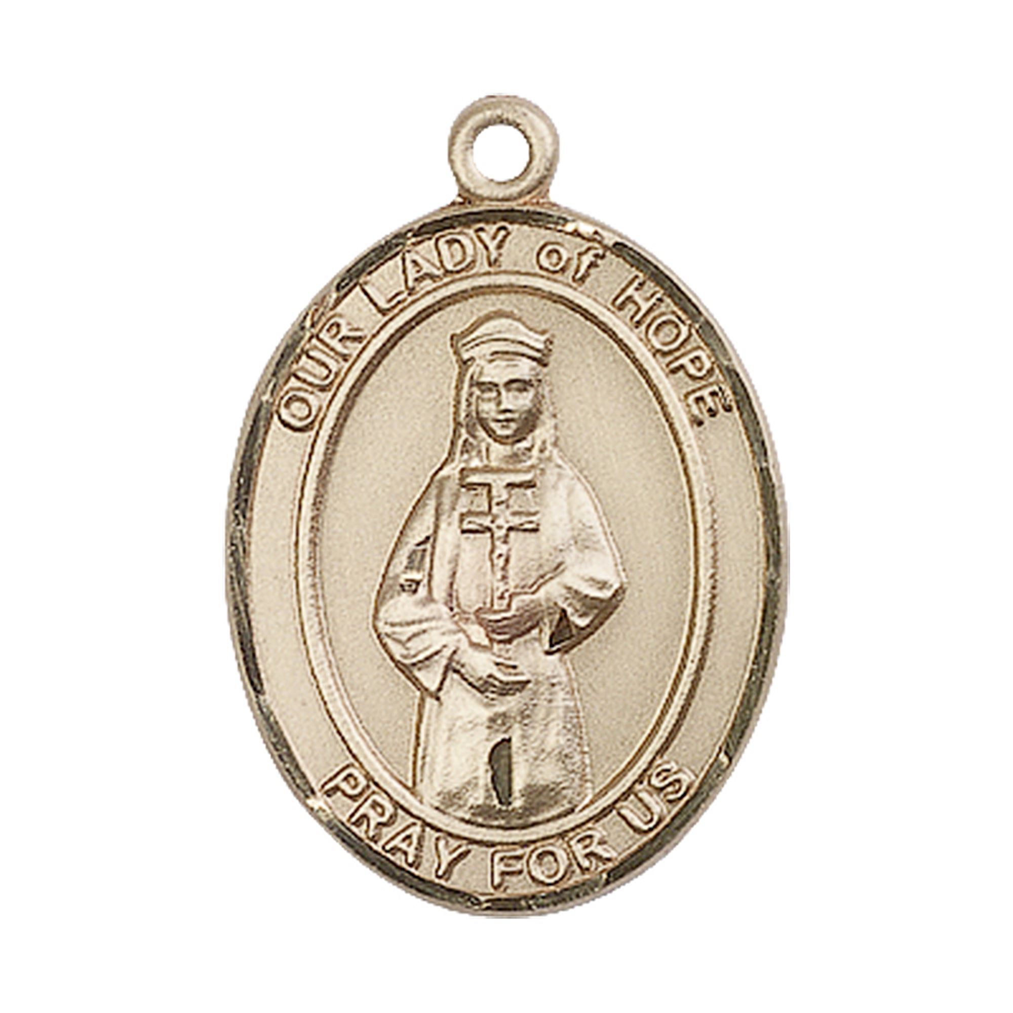 14KT GOLD OUR LADY OF HOPE