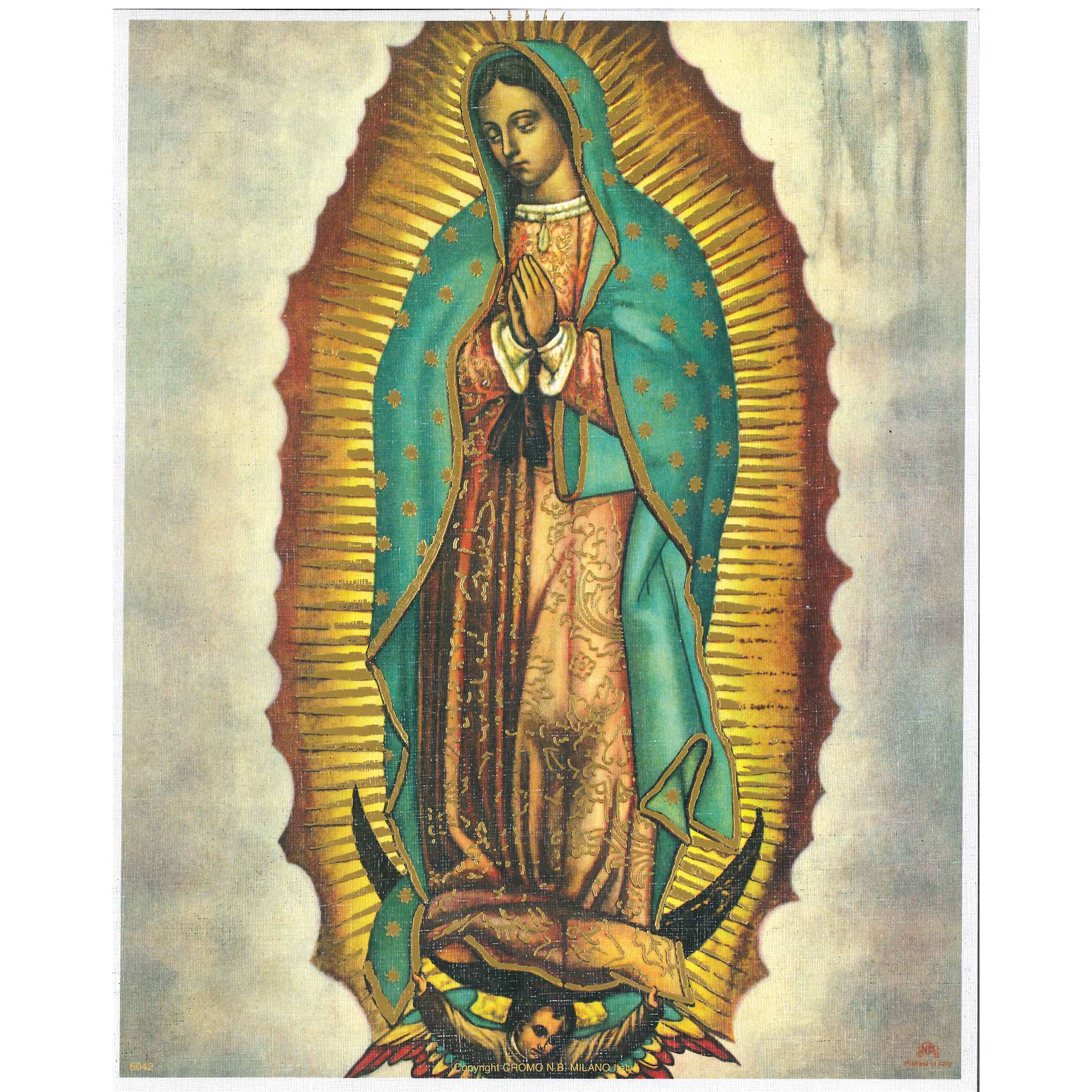OUR LADY OF GUADALUPE UNFRAMED PRINT 8" X 10" EWTN Religious