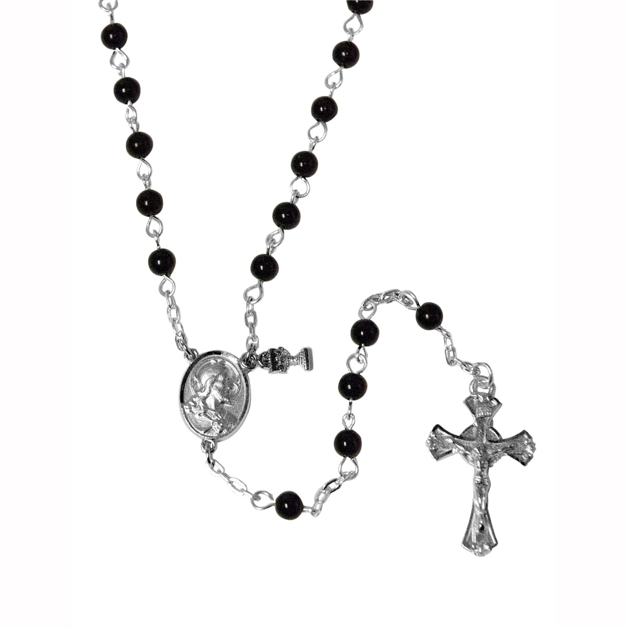 BLACK BEAD FIRST COMMUNION ROSARY EWTN Religious Catalogue