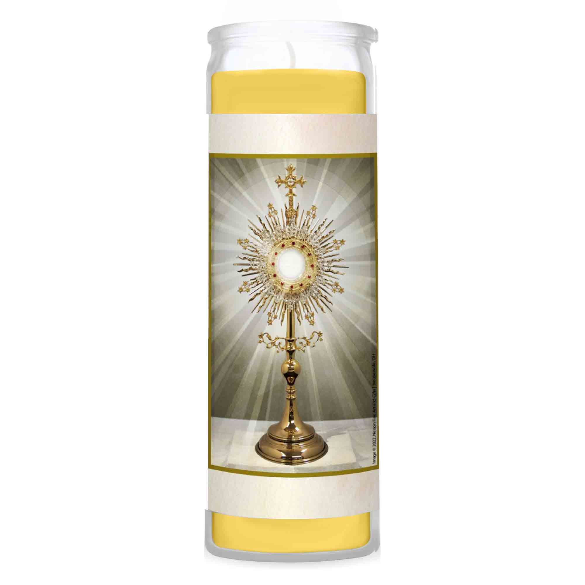100 BEESWAX MONSTRANCE (PRAYER BEFORE THE BLESSED SACRAMENT