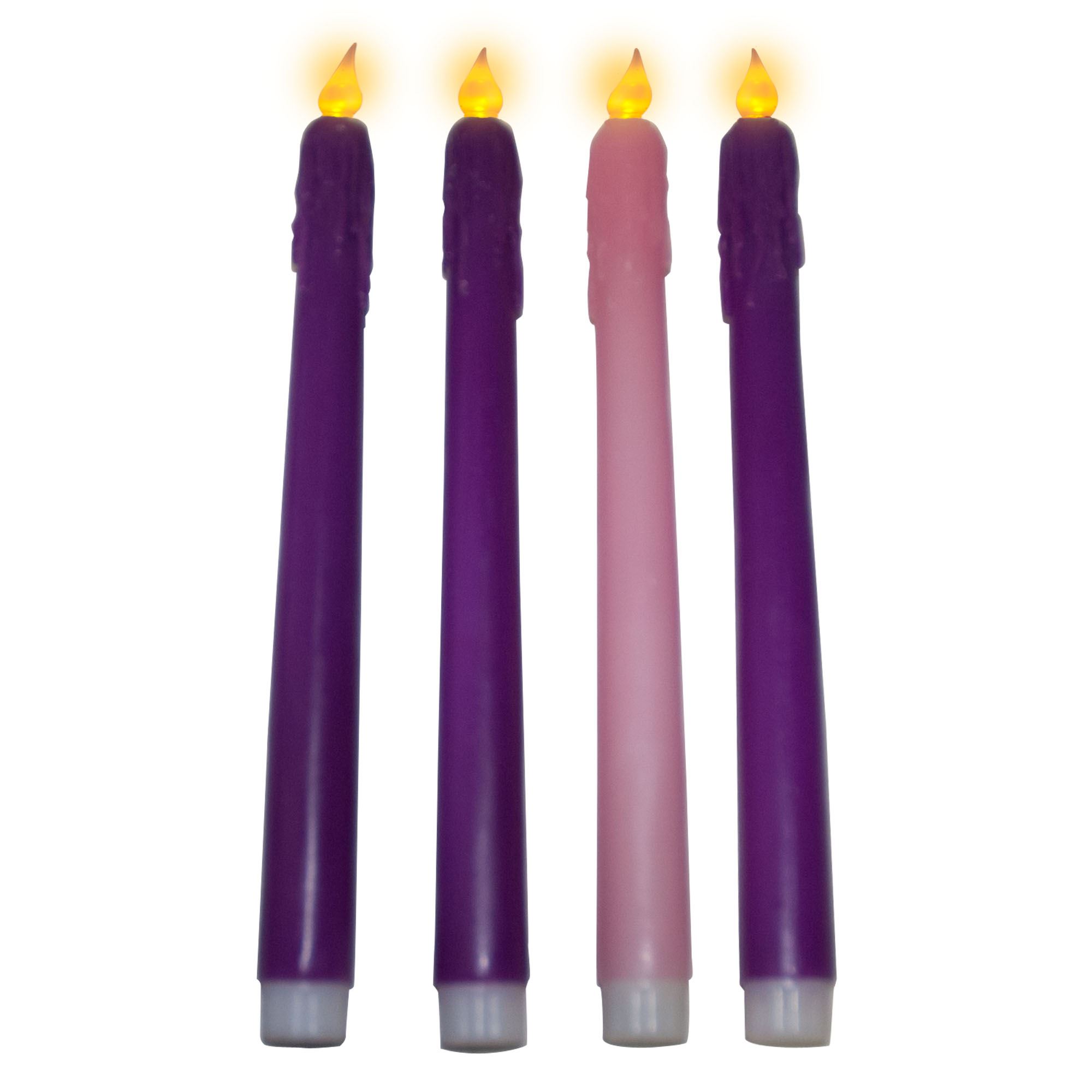 Reusable Advent Candles Battery Operated