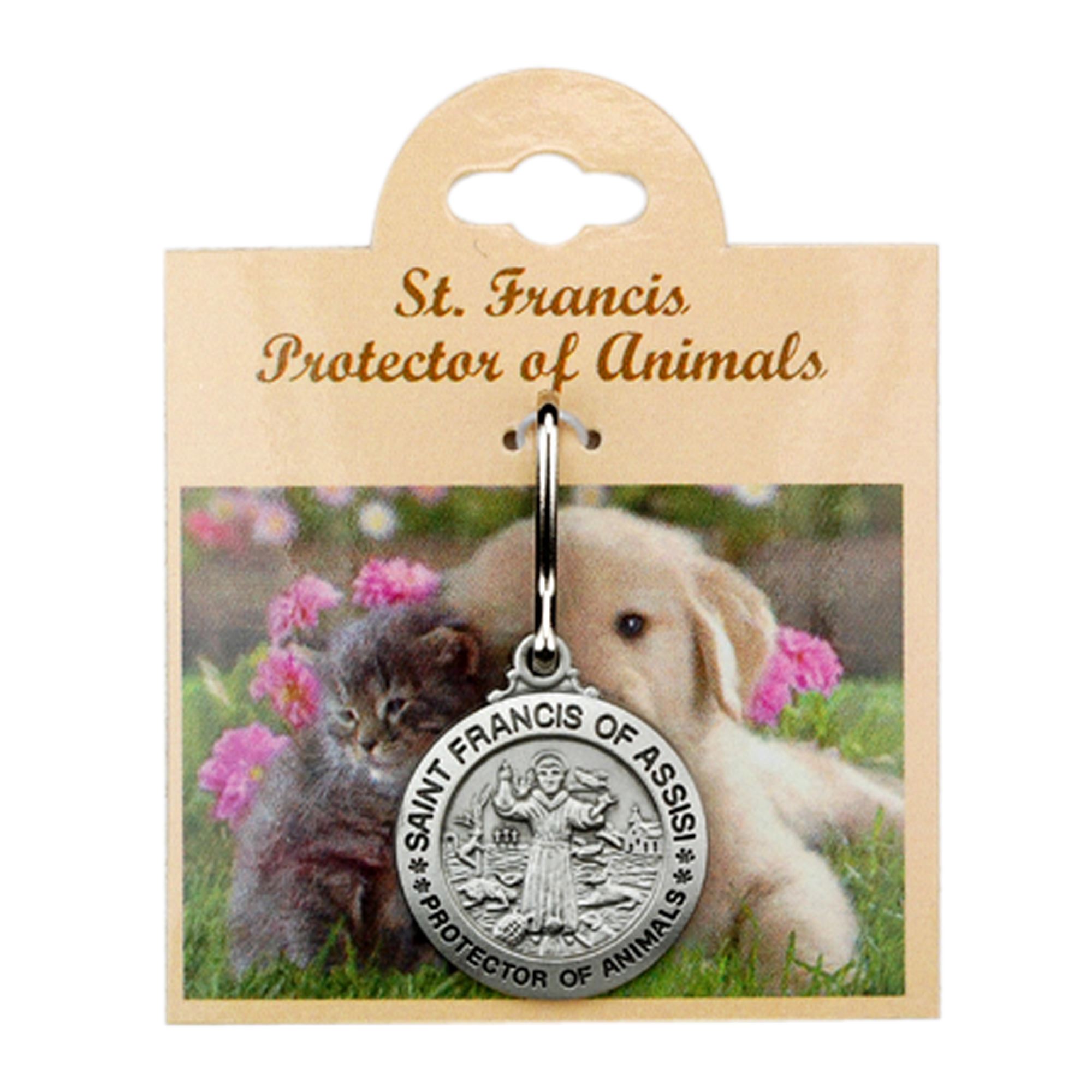 ST. FRANCIS PET MEDAL (LARGE) EWTN Religious Catalogue