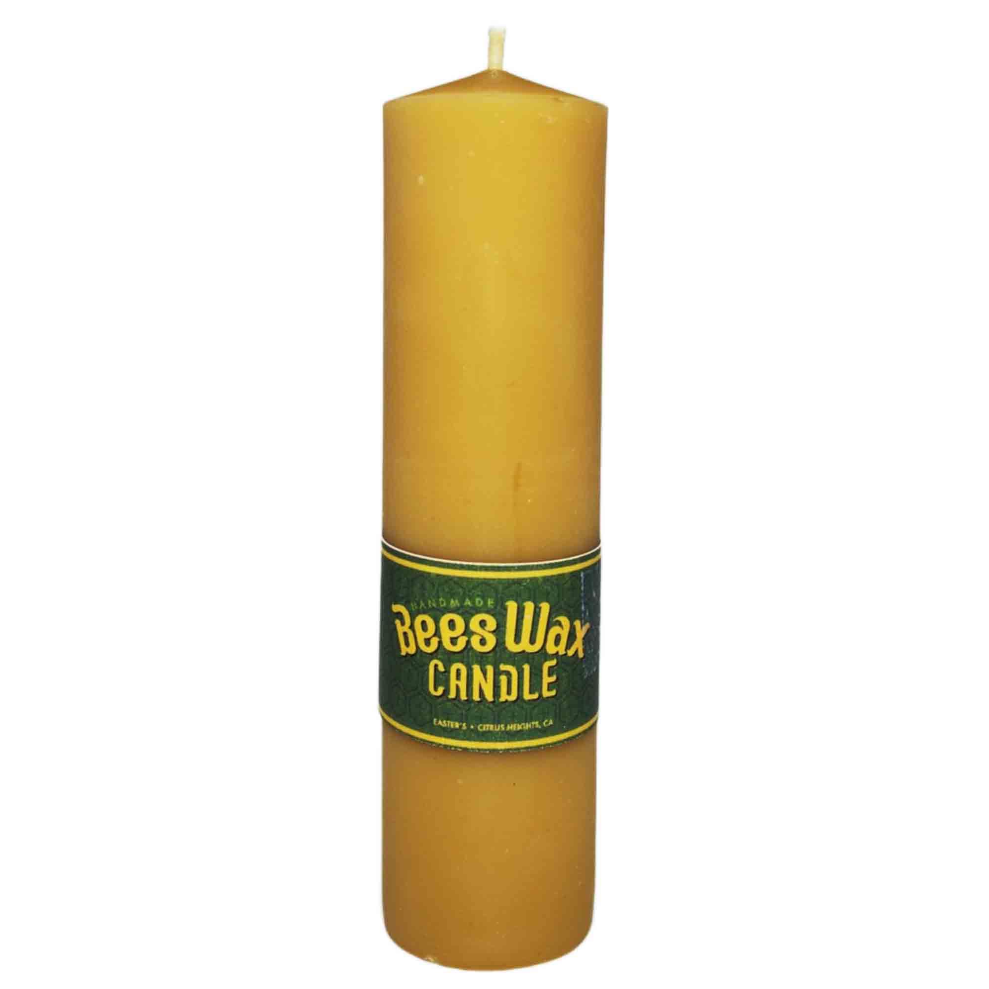 100 BEESWAX CANDLE STICK 6"H X 1 1/2"D EWTN Religious Catalogue
