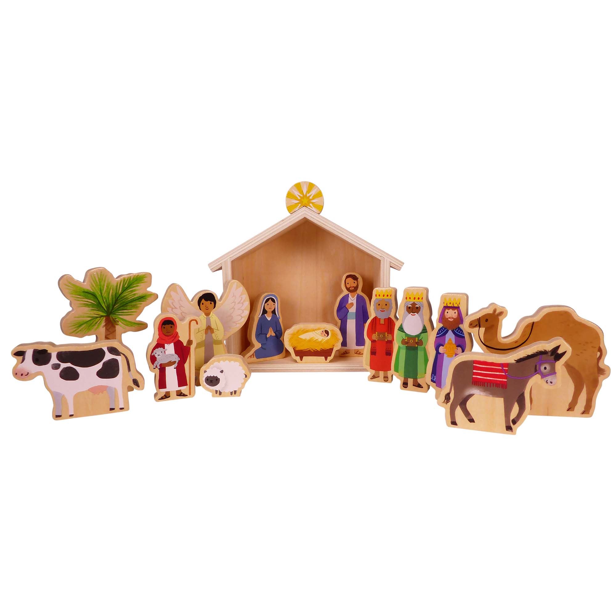 MY FIRST NATIVITY WOOD PLAY SET EWTN Religious Catalogue