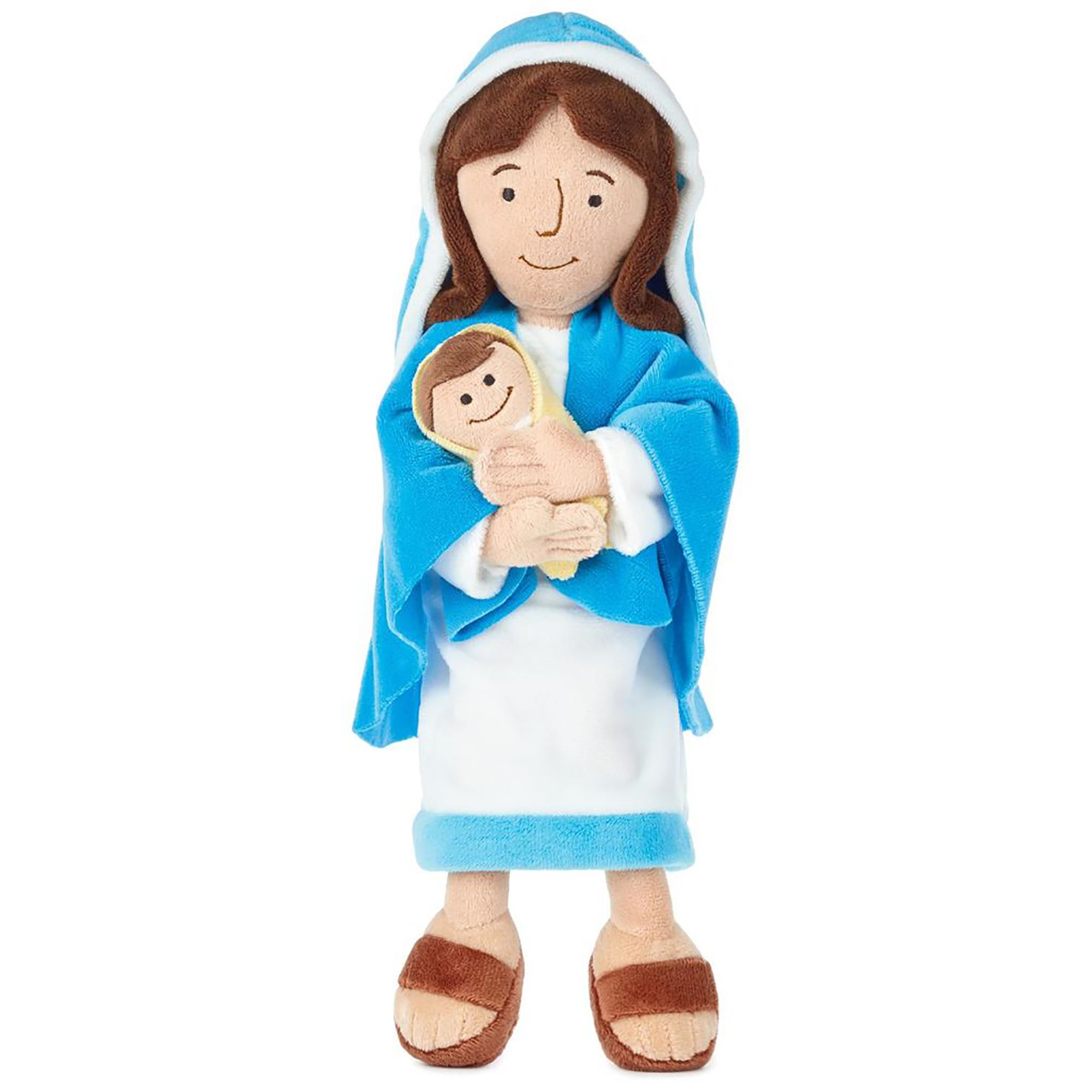 mary and joseph plush dolls