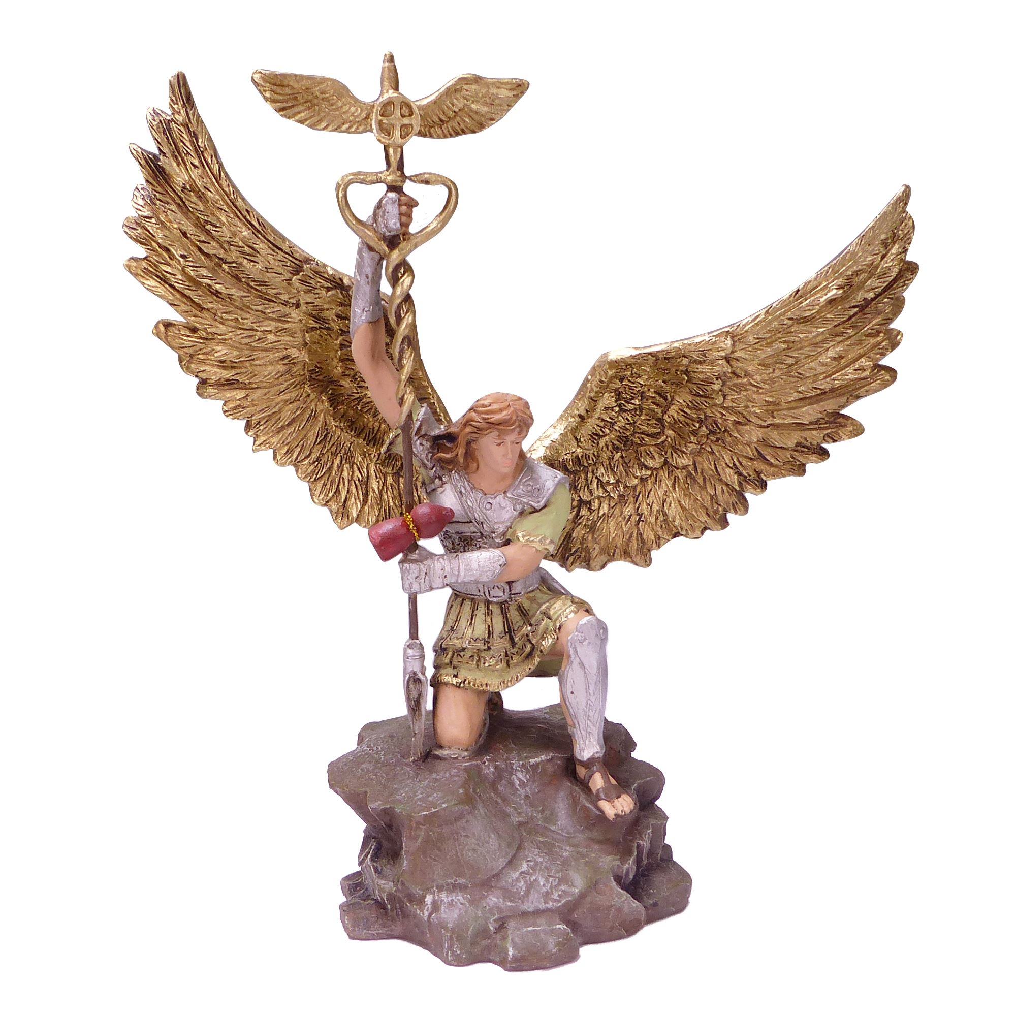 SAINT RAPHAEL THE ARCHANGEL STATUE 8 3/4" EWTN Religious Catalogue