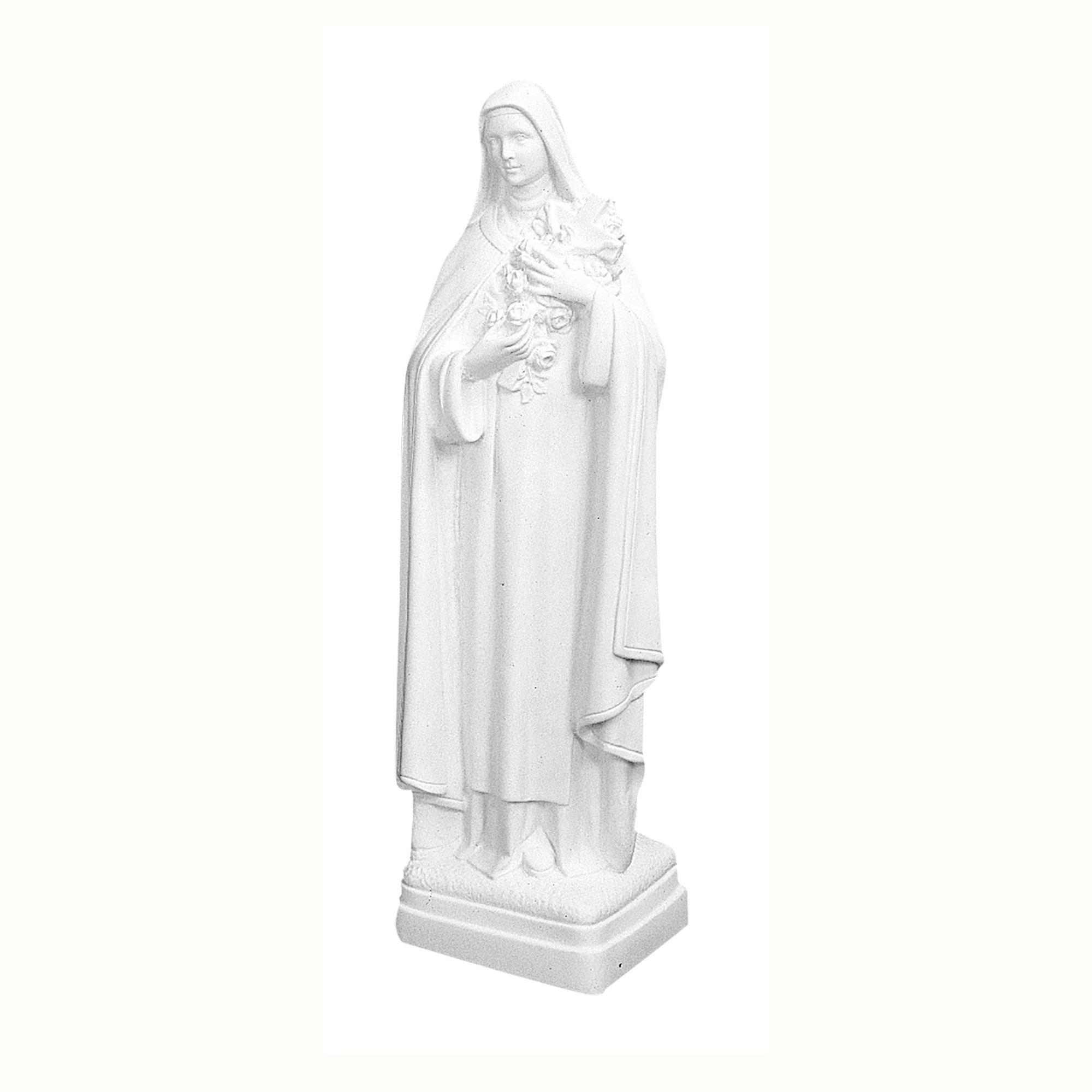 ST. THERESE OUTDOOR STATUE 24" WHITE EWTN Religious Catalogue